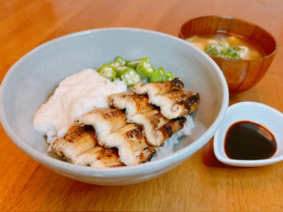 とろろ焼きあなご丼